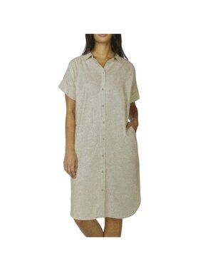 Well Worn | Dresses | Well Worn Tan Casual Button Down Dress Linen Blend L Xl Nwt | Poshmark Well Worn | Dresses | Well Worn Tan Casual Button Down Dress Linen Blend L Xl Nwt | Poshmark